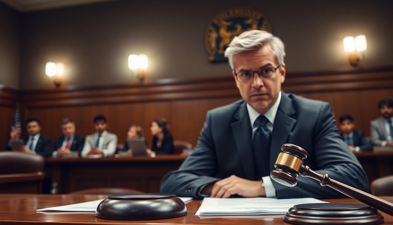 Nationwide Truck Accident Attorneys advocating passionately in a courtroom for justice.